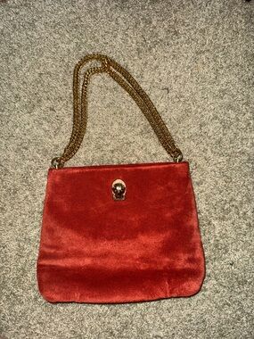 Vintage 1970s Ruth Saltz Suede Handbag
